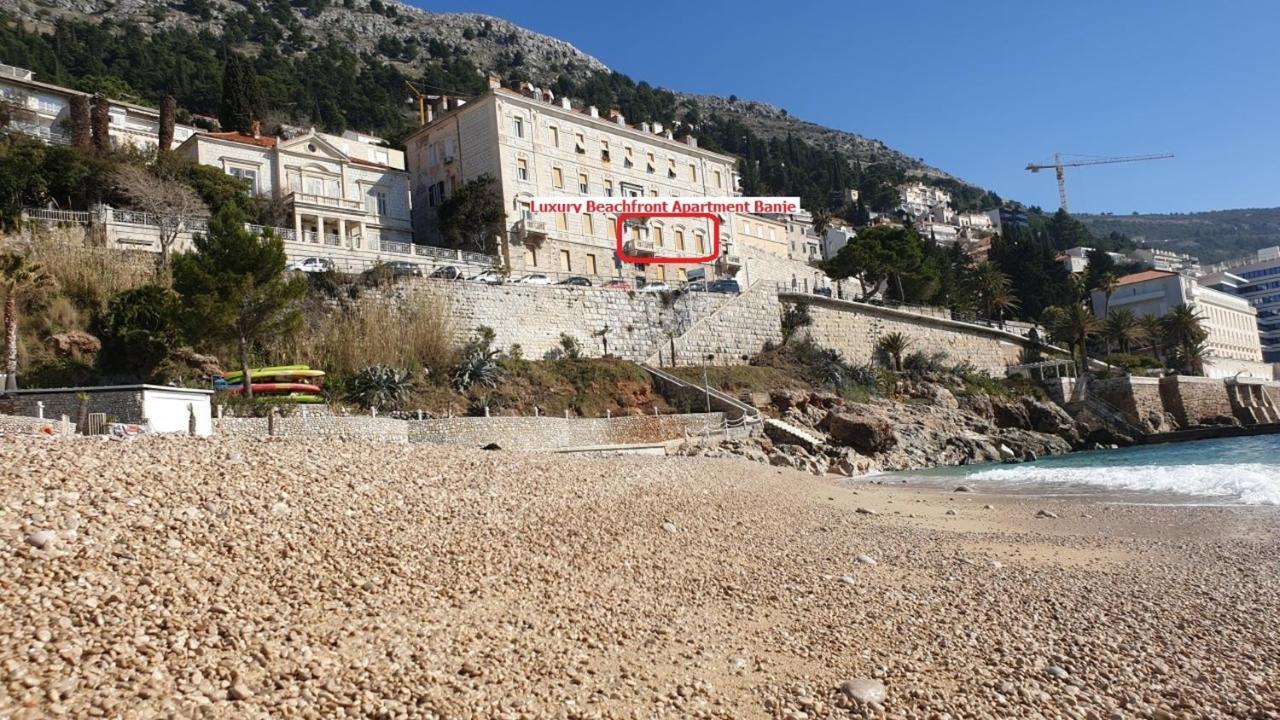 Luxury Beachfront Apartment Banje 두브로브니크 외부 사진